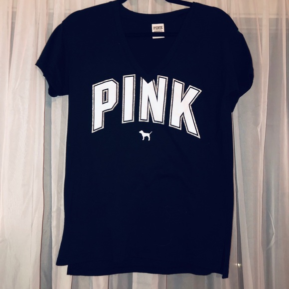 PINK Victoria's Secret Tops - PINK V Neck Shirt